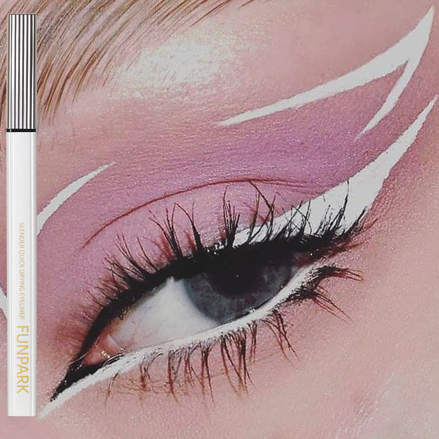 1PC Matte Liquid Eyeliner Waterproof Long Lasting Eye Pencil White Eye Liner Lying Silkworm Pen Makeup For Eyes Wonmen Cosmetic