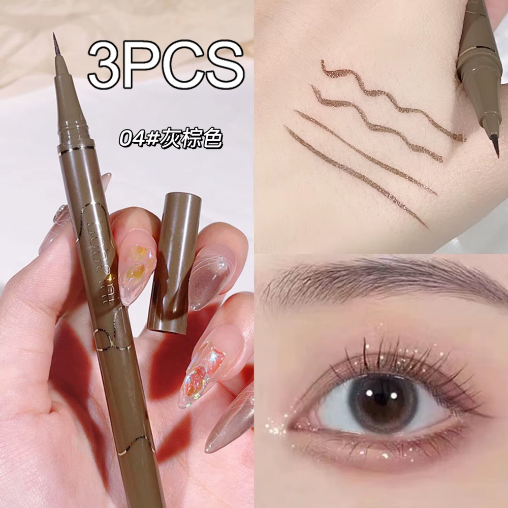 Slim eyeliner is waterproof   sweat-proof   long-lasting and non-smudged Newbie brown eyeliner liquid pen