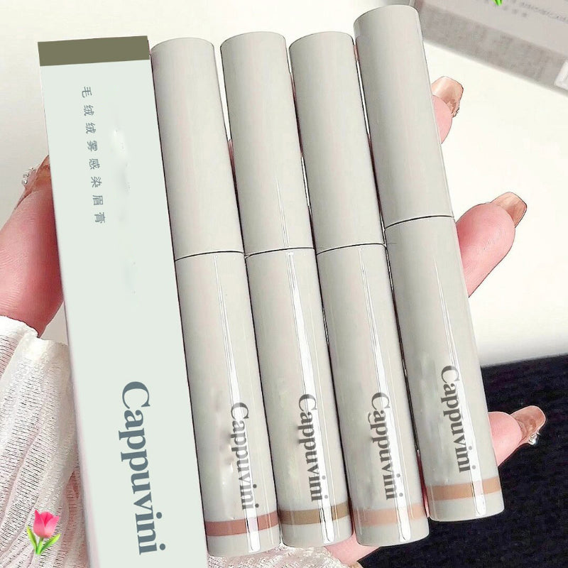 Cocoa Brown Eyebrow Tint Cream Waterproof Natural Eyebrow Tattoo Cream Light Color Eyebrows Make Up Smooth Fluff Brow Dye Pencil