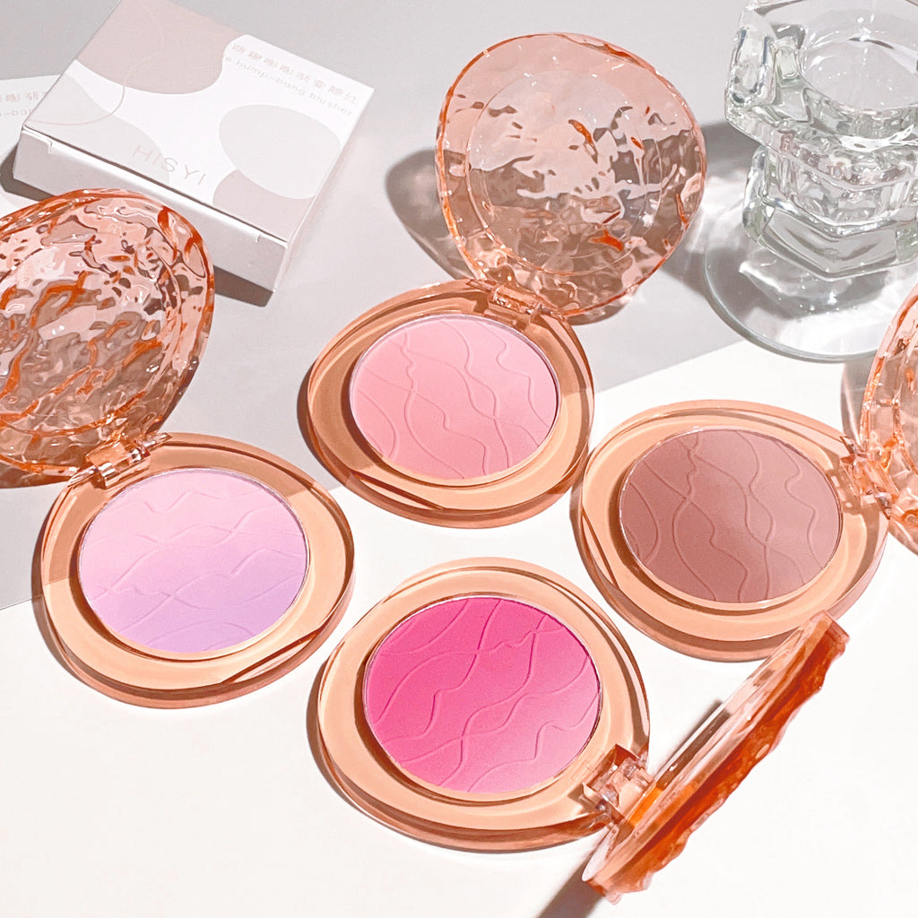  cute  pop  gradient blush  matte delicate daily nude makeup  brightens the color  naturally whitens students