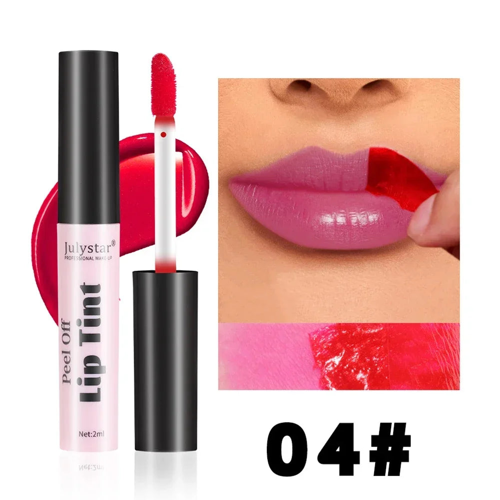 Matte Lip Liner Peel Off Tattoo Lipgloss Waterproof Velvet Lip Tint Red Brown Not Easy Fade Lip Stain Outline Contour Cosmetic