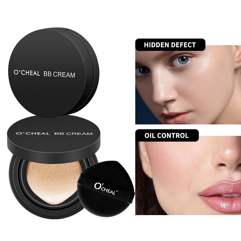 BB Cream Air Cushion Full Coverage Waterproof Long-lasting Concealer Cushion Compact Face Makeup Foundation
