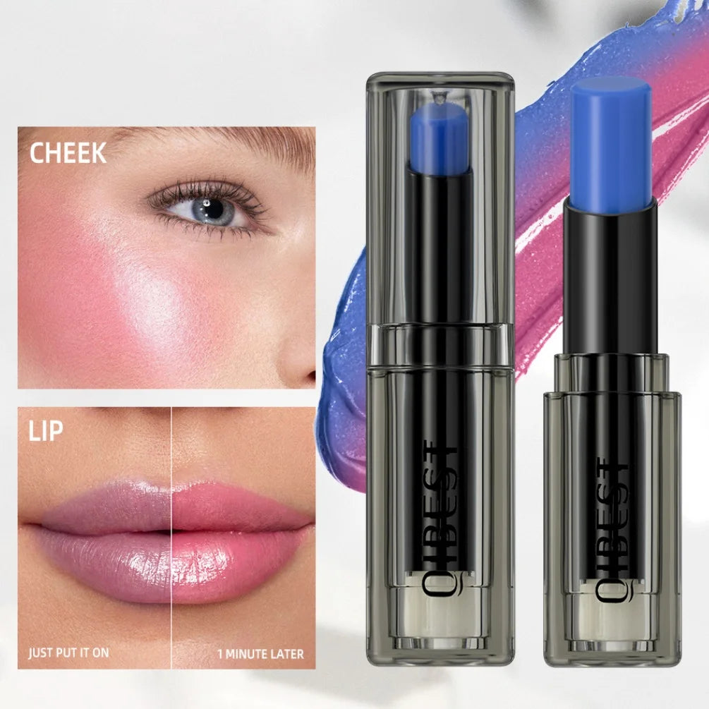Color Changing Lipstick Moisturizing Long-Lasting pH Shift Lip Balm Nourishing Lip Stain Tint - Magic Cosmetic Makeup