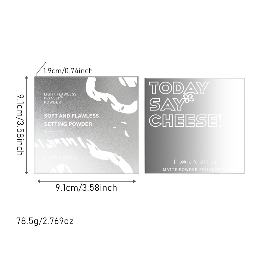 Setting Powder Makeup Finishing Powder Palette Multi-Colored Makeup Concealer Powder Waterproof Oil-Control Face Powder