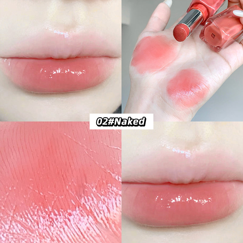  Mirror Gloss Lipstick — Ice-Translucent Water-Gloss Finish  Plumping and Hydrating