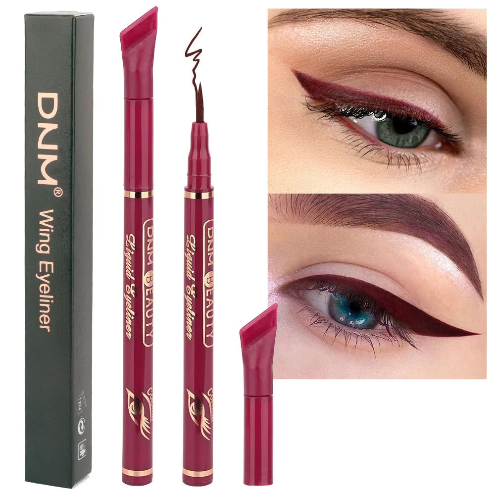 Red Matte Liquid Eyeliner Pen 12 Colors Makeup Waterproof Quickly Drying Smooth Ultra-thin Eye Liner  Cosmetics