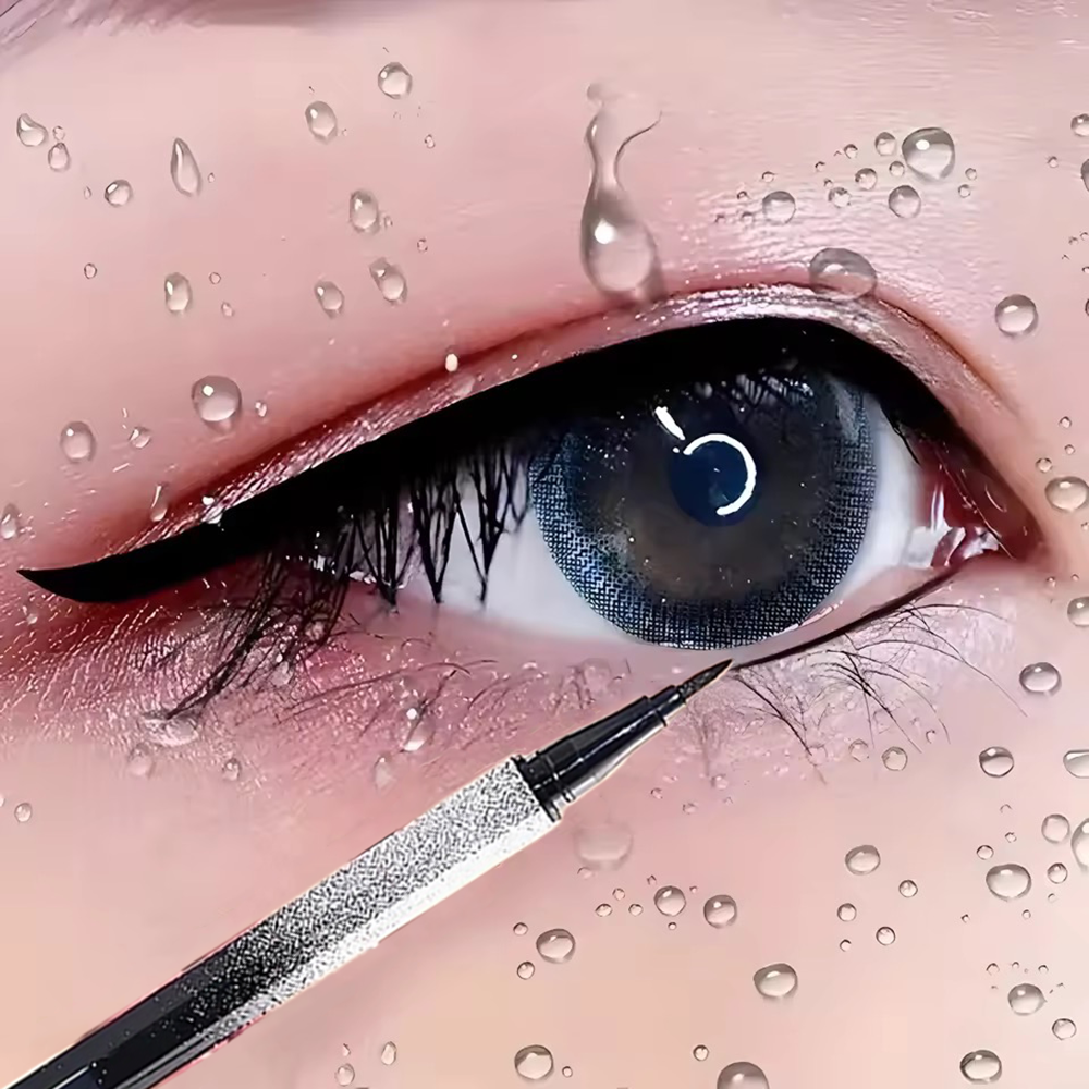Starry Eyeliner Pen Waterproof & Smudge-Proof Quick-Dry Long-Lasting Matte Finish Multi-Look Eye Makeup Safe for All Skin Types