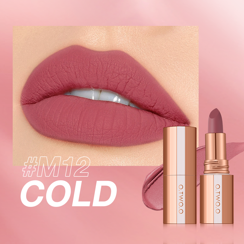 Matte Lipstick Lip Tint 8 Colors Waterproof Long Lasting Non-stick Cup Sexy Highly Pigmented Velvet
