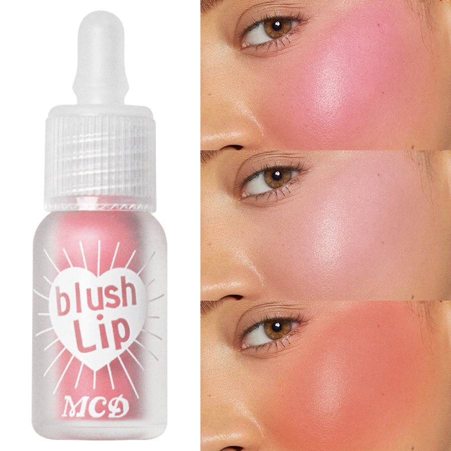 Matte Liquid Blush Velvet Blusher Orange Peach Face Pigment Lasting Beauty Brightening Natural Cheek Tint Cream Blush Makeup