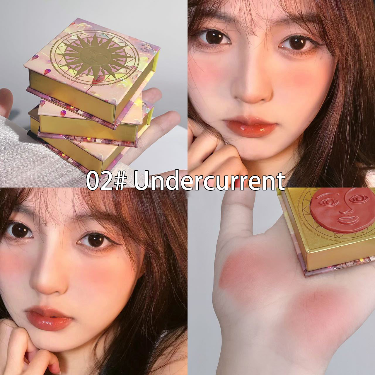 Natural Dimensional Brightening Low Saturation Cream Blusher Longlasting Face Beauty Makeup