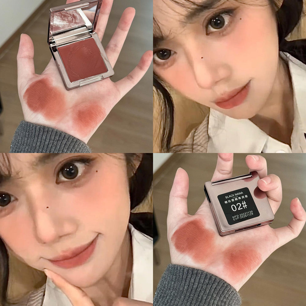tender rose lip and cheek dual-purpose cream lip mud lip and cheek matte blush lip mud whitening multi-purpose cream