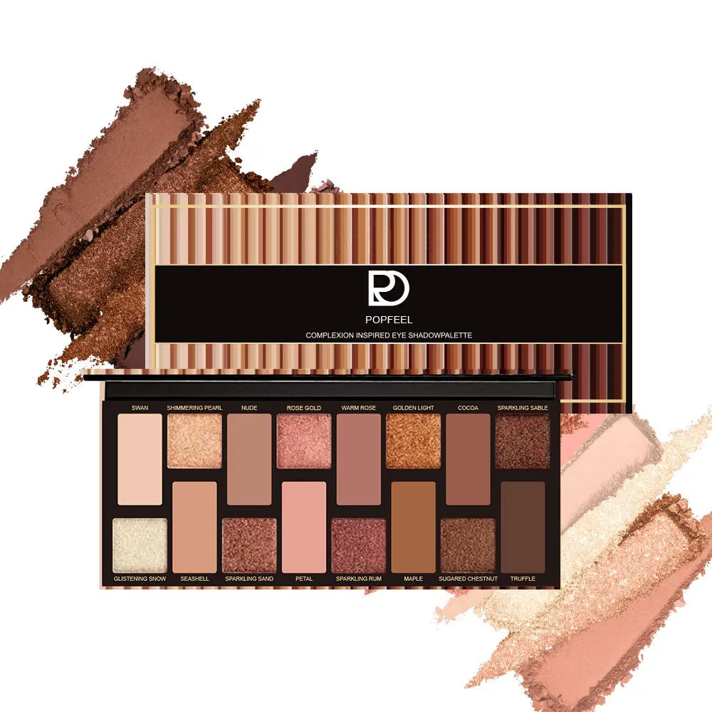 16 Color Eyeshadow Palette Glitter for Eyes Shimmer Matte Eye Shadow Korean Makeup For Women Cosmetics Eye Shine Waterproof