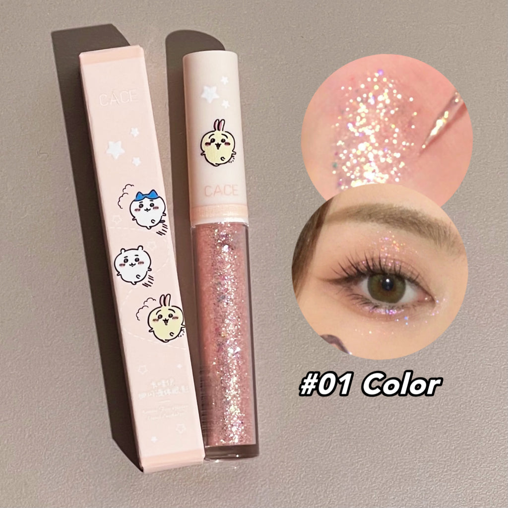 Liquid Eyeshadow Shimmer Sparkling Lasting Highlighter Contour Brighten Fine Glitter Eyeshadow Lying Silkworm Body Beauty Makeup