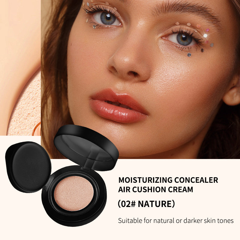 BB Cream Air Cushion Full Coverage Waterproof Long-lasting Concealer Cushion Compact Face Makeup Foundation