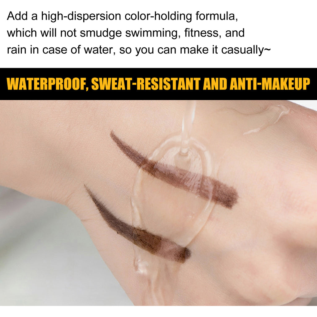 Light Brown Eyebrow Tint - Waterproof Smudge-proof Natural 3D Wild Brows Long Lasting Color Vegan Formula Easy Apply