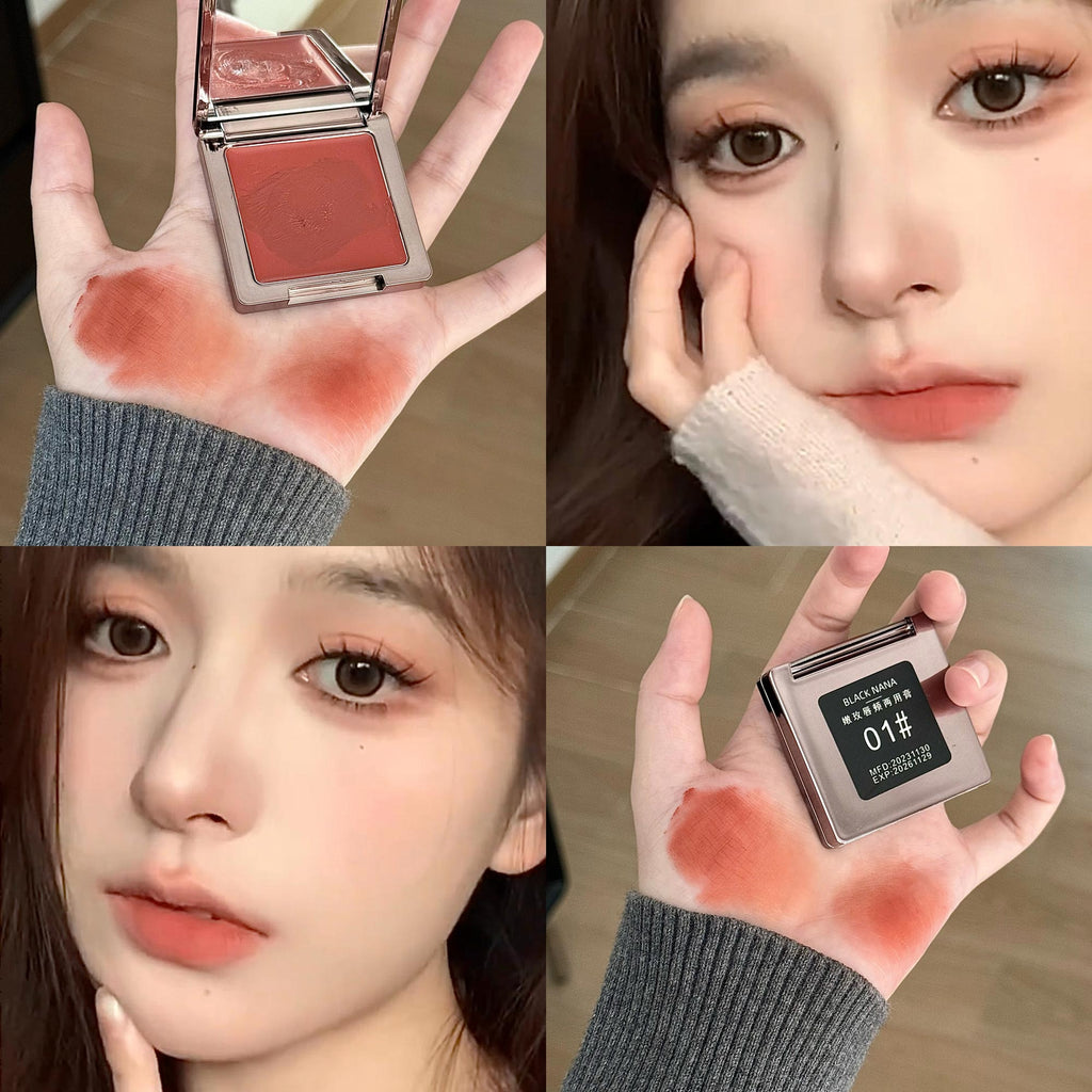 tender rose lip and cheek dual-purpose cream lip mud lip and cheek matte blush lip mud whitening multi-purpose cream