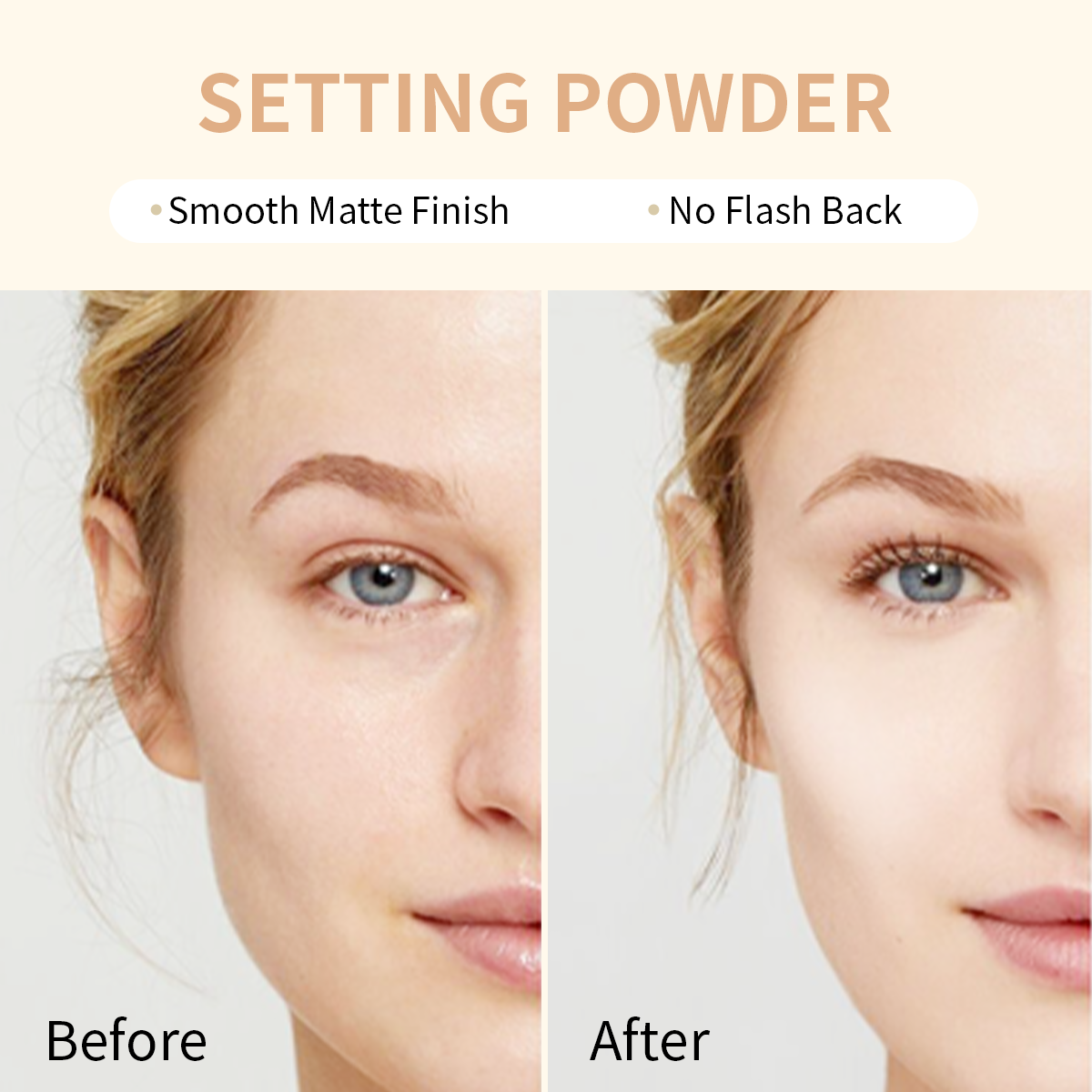 5 Colors Loose Powder Can Reduce Pores and Fine Lines, With a Long-lasting Matte Effect and Natural Facial Makeup Powder