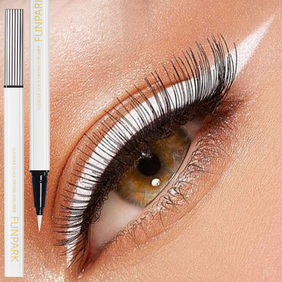 1PC White Liquid Eyeliner Pen Matte Long Lasting Waterproof Eye Liner Pencil Quick-drying Non-smudge Eye Makeup for Women Cosmet
