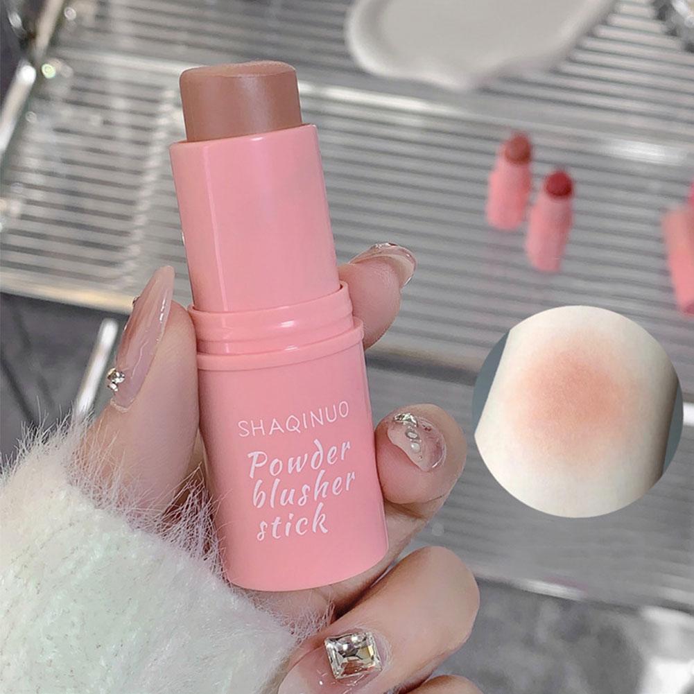 Natural Cheek Blush Stick Moisturizing Blusher Balm Blush Waterproof Sticks Peach Nourish Contour Eyeshadow Rouge Blush