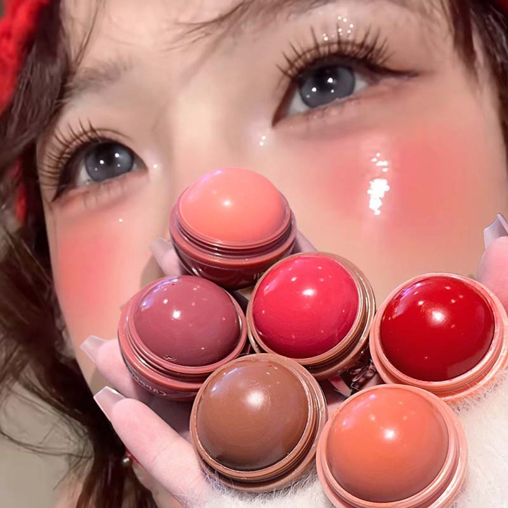 3D Highlight & Natural Rosy Glow Long-Lasting Blush for a Flawless Makeup Lips & Rouge Face Brighten Contour