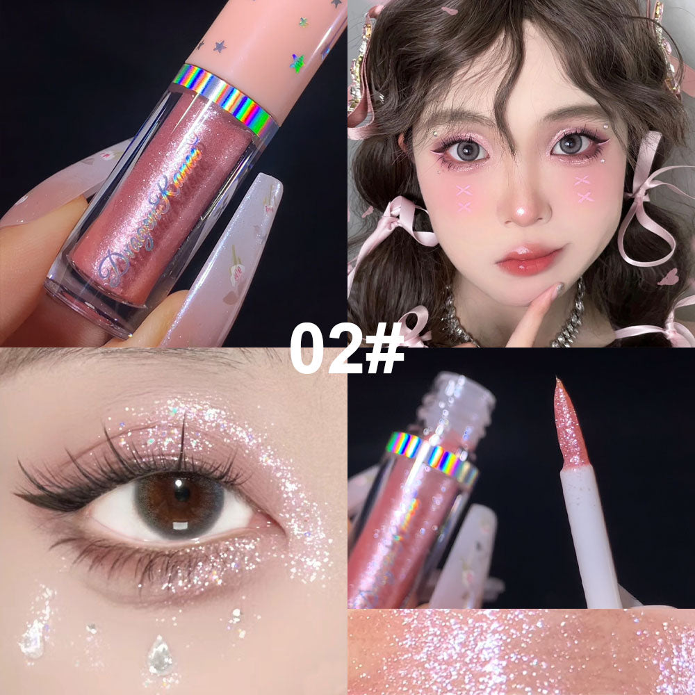 Liquid Eyeshadow Ultra Glitter Bed Silkworm Pen Brightening Eyeshadow Liquid highlight Liquid highlight