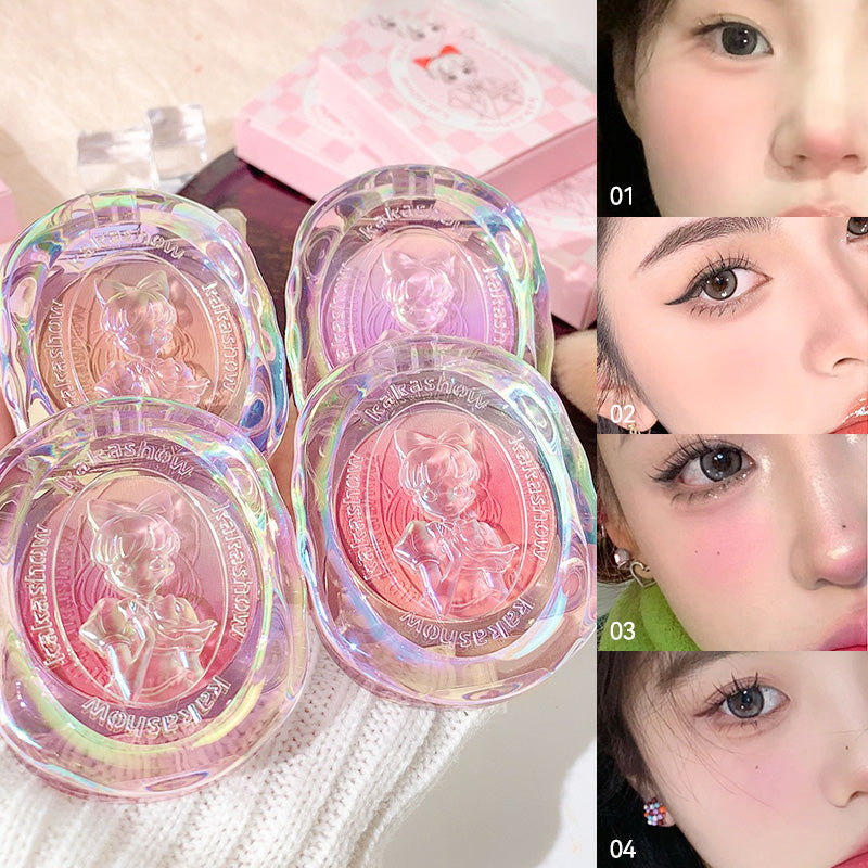  Gradient Blush - Dual-Color with Subtle Shimmer and Matte Finish  Lasting Natural Peachy Glow for a Youthful Look