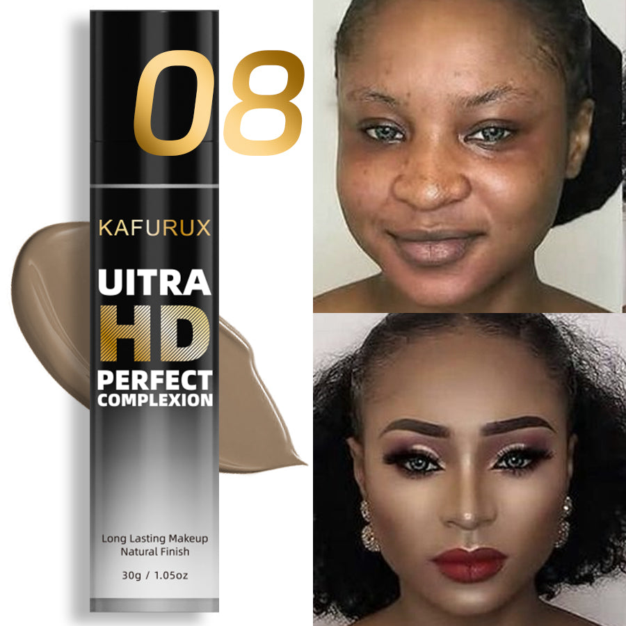 8-Color Face Foundation Cream Oil-Control Matte Concealer Waterproof Liquid Full Coverage Nude Base Professional Makeup Products