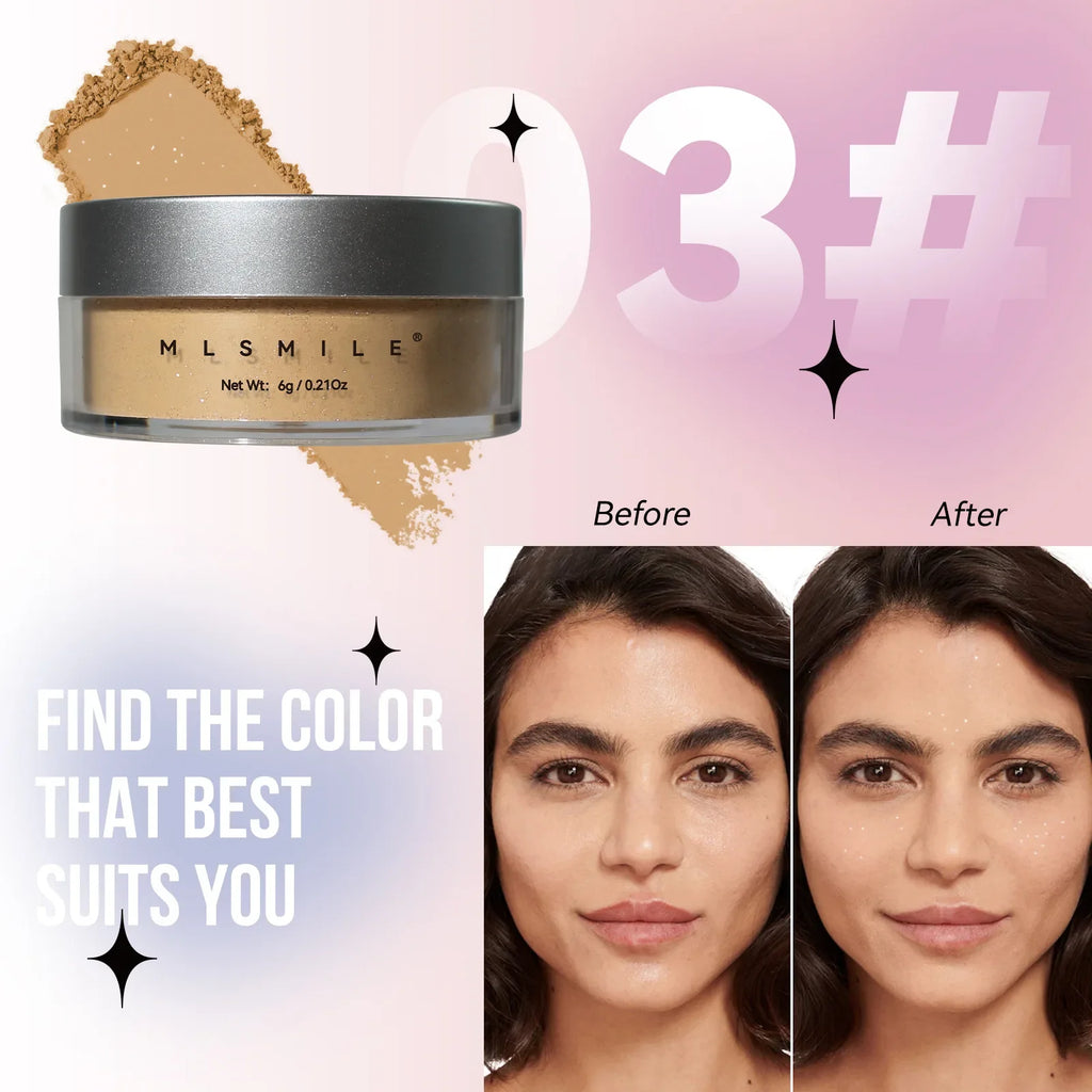 Matte Loose Powder Translucent Makeup Setting Powder Mineral Shrink Pores Waterproof Oil Control Finish Makeup Brighten Cosmetic