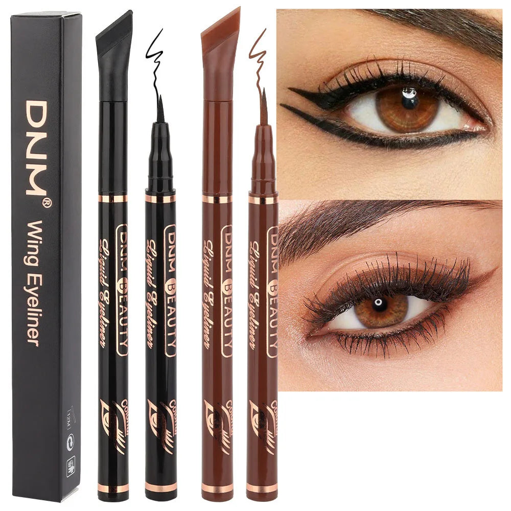 Red Matte Liquid Eyeliner Pen 12 Colors Makeup Waterproof Quickly Drying Smooth Ultra-thin Eye Liner Wing Tips Cosmetics
