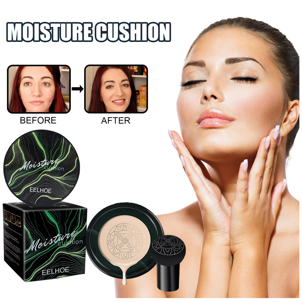 3color/set Mushroom Head Air Cushion BB Cream Oil-control Hides Facial blemishes Moisturizing Nude Foundation Concealer