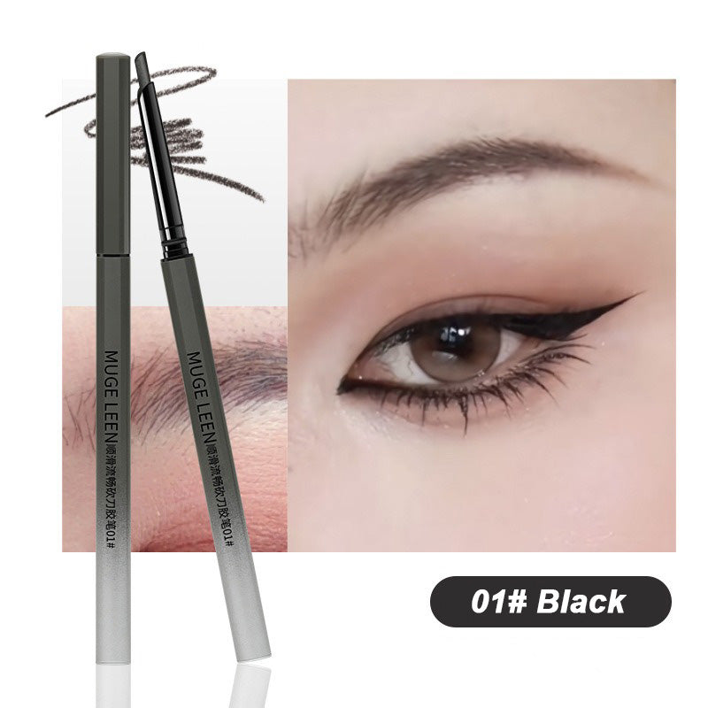 1Pc Sexy Rose Red Eye Liner Pencil Natural Matte Wine Red Lying Silkworm Eyeliner Easy To Color Waterproof Eye Make Up Cosmetics