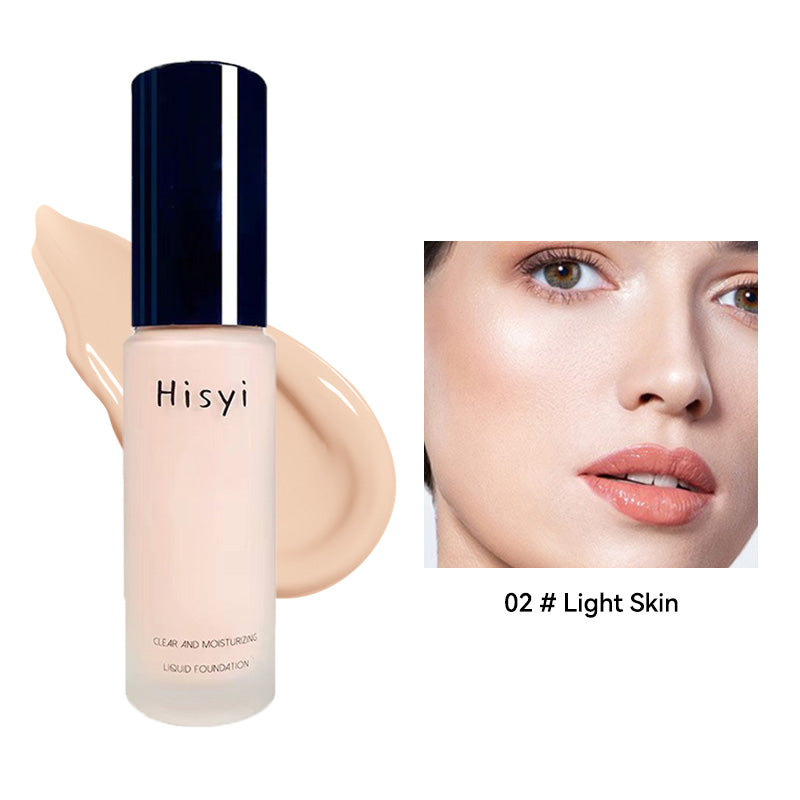 The liquid foundation is light  matte  naturally brightening  and does not come off makeup  The natural complexion is frosty