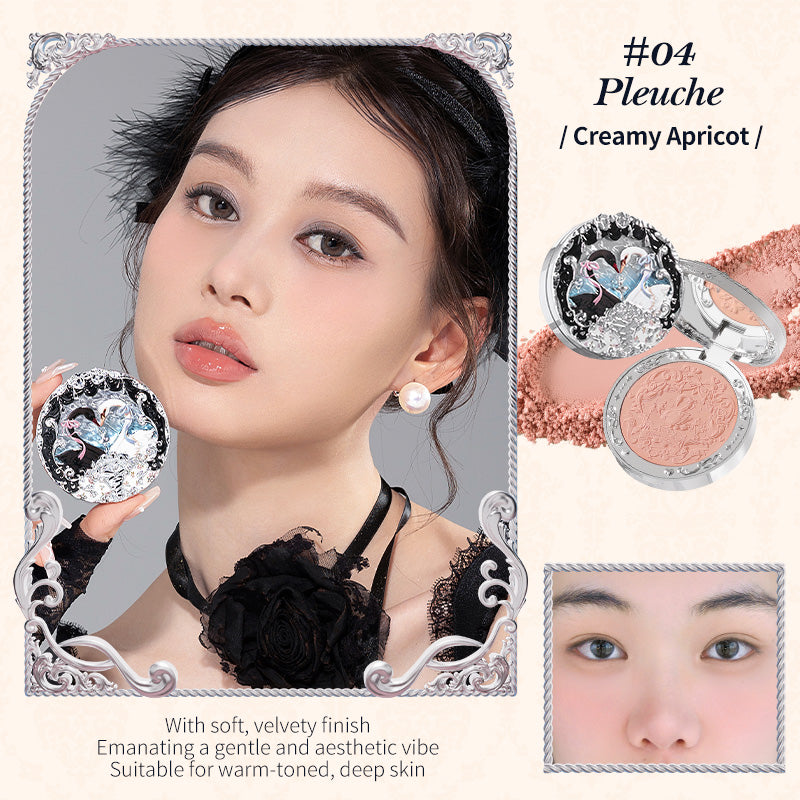 Flower Knows Swan Ballet Series Embossed Blush