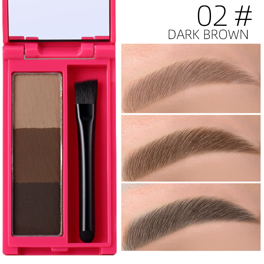 Waterproof Professional Eyebrow Powder Black Brown Coffe Lasting Eyeshadow Eye Brow Palette with Brush eyebrow pencli Eye Brows