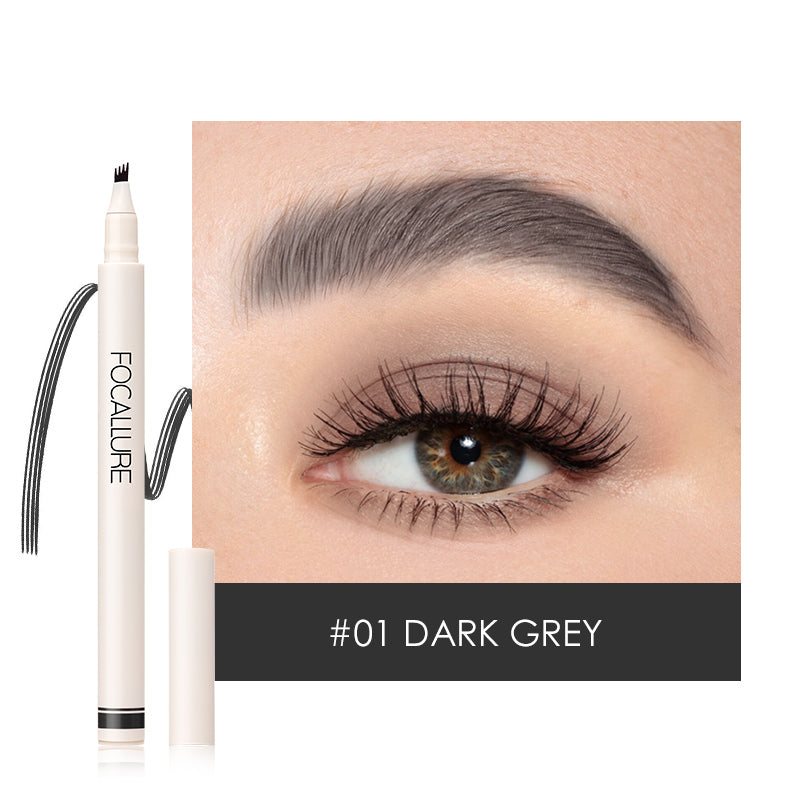Wholesale 4 Forks Eyebrow Pencil Ultra-fine Waterproof Long Lasting Natural Eye Brow Tattoo Tint Enhancers Cosmetics