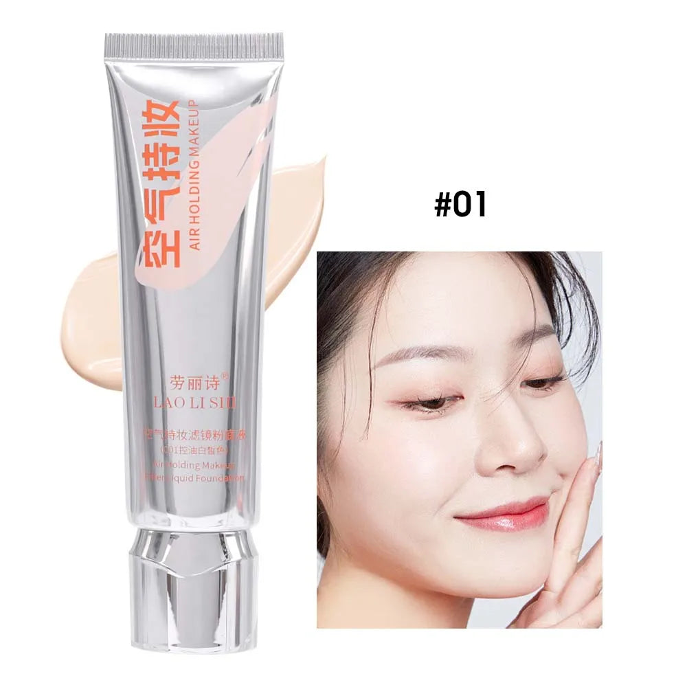 Liquid Oil Control Foundation Waterproof Lasting Contouring Cosmetics Full Coverage Face Corrector Concealer Makeup