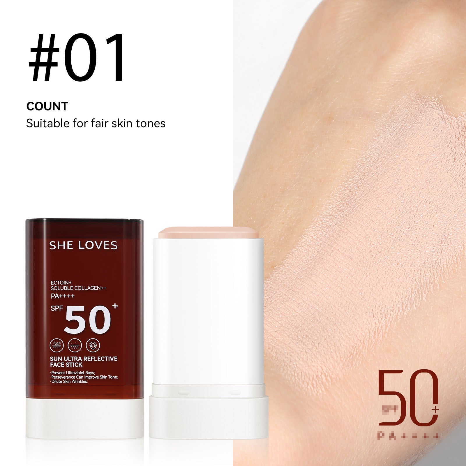 Longlasting Non-Transfer Full Coverage Foundation Stick Lightweight Breathable Natural Finish Makeup Sun Protection Oil-Free