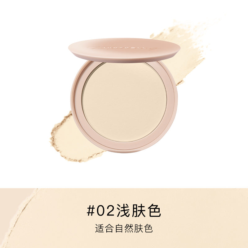 Transparent Beige Compact Powder Oil Control & Makeup Matte Finishing Long Lasting Pressed Powder Soft Focus Foundation
