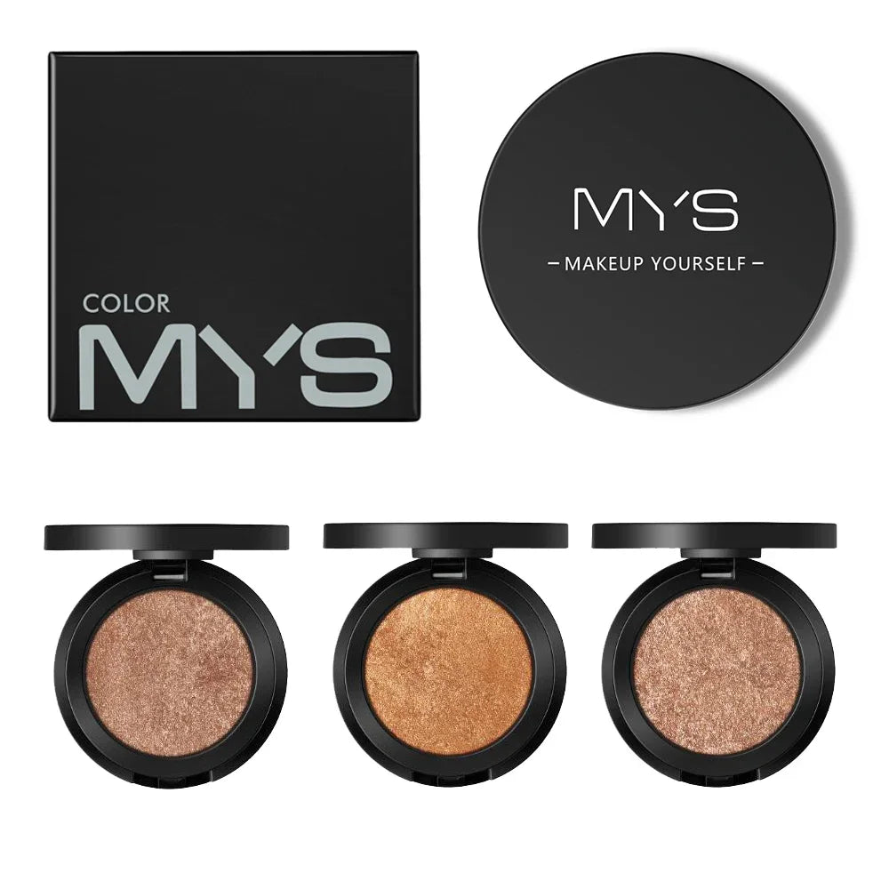 Brand Face Makeup Powder 6 color Waterproof Minerals Shimmer Brightener Contour Bronzer Highlighter Makeup Palettes