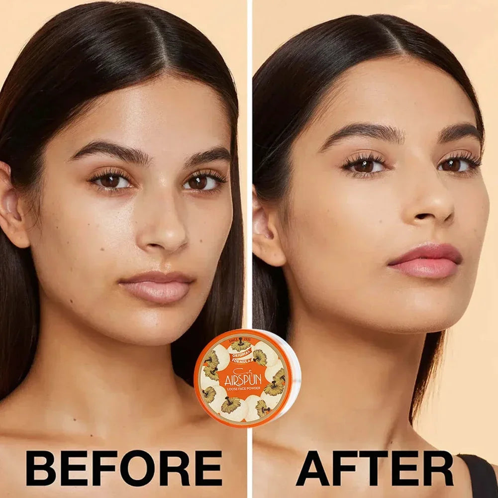 Waterproof Mineral Face Powder Oil Control Translucent Setting Powder High Coverage Makeup Fixer Powder Make-up For Women