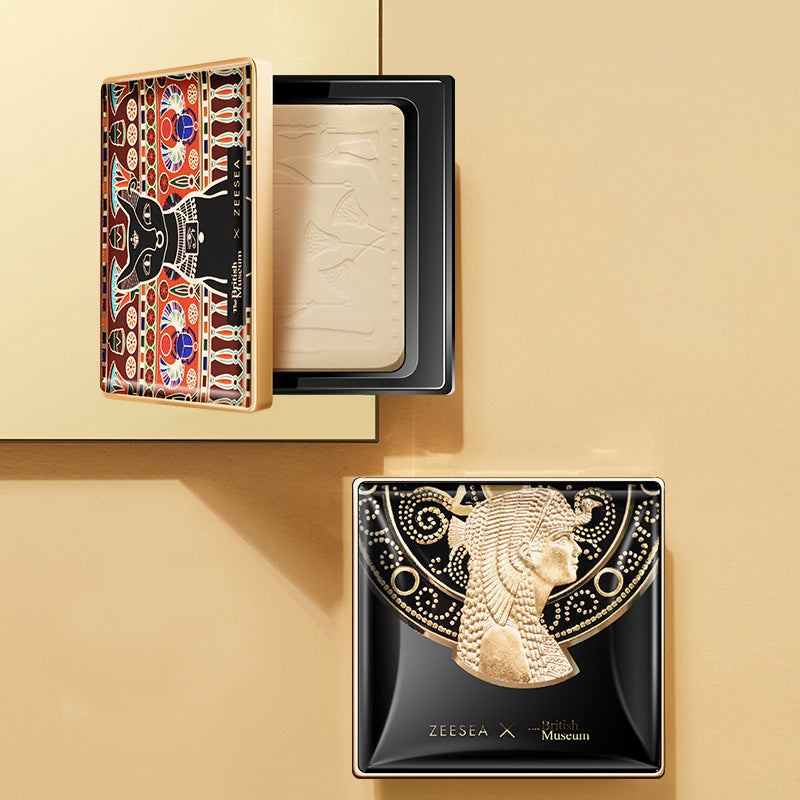 Compact Foundation Powder Natural Light Coverage Matte Soft Waterproof Oil Control Setting Powder