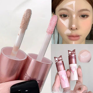 Fairy Pink Liquid Brighten Concealer Stick Face Repair Liquid Highgloss Matte Natural Lasting Cover Acne Spot Dark Circle Makeup