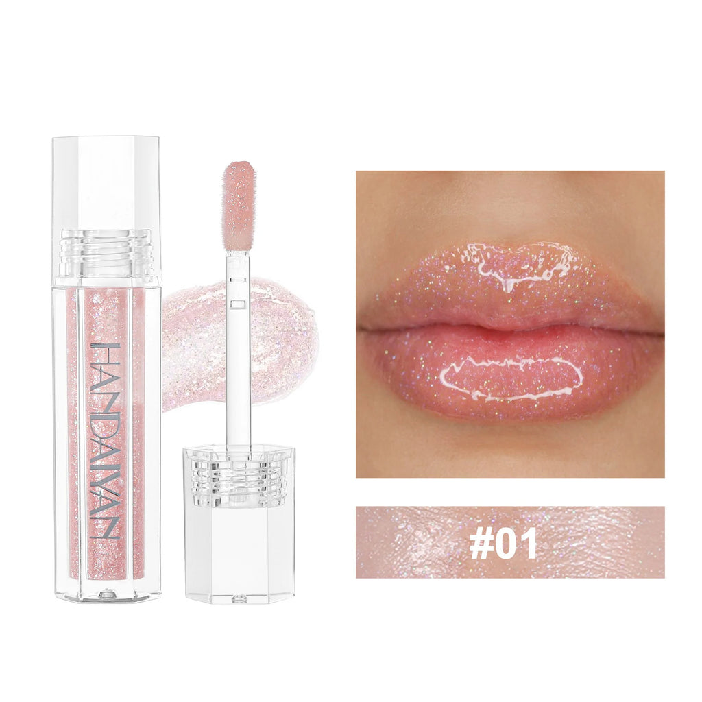 Lip Gloss Sexy Plump Glitter Crystal Jelly Red Nude Lipstick Liquid Waterproof Moisturize Oil Lipgloss Makeup