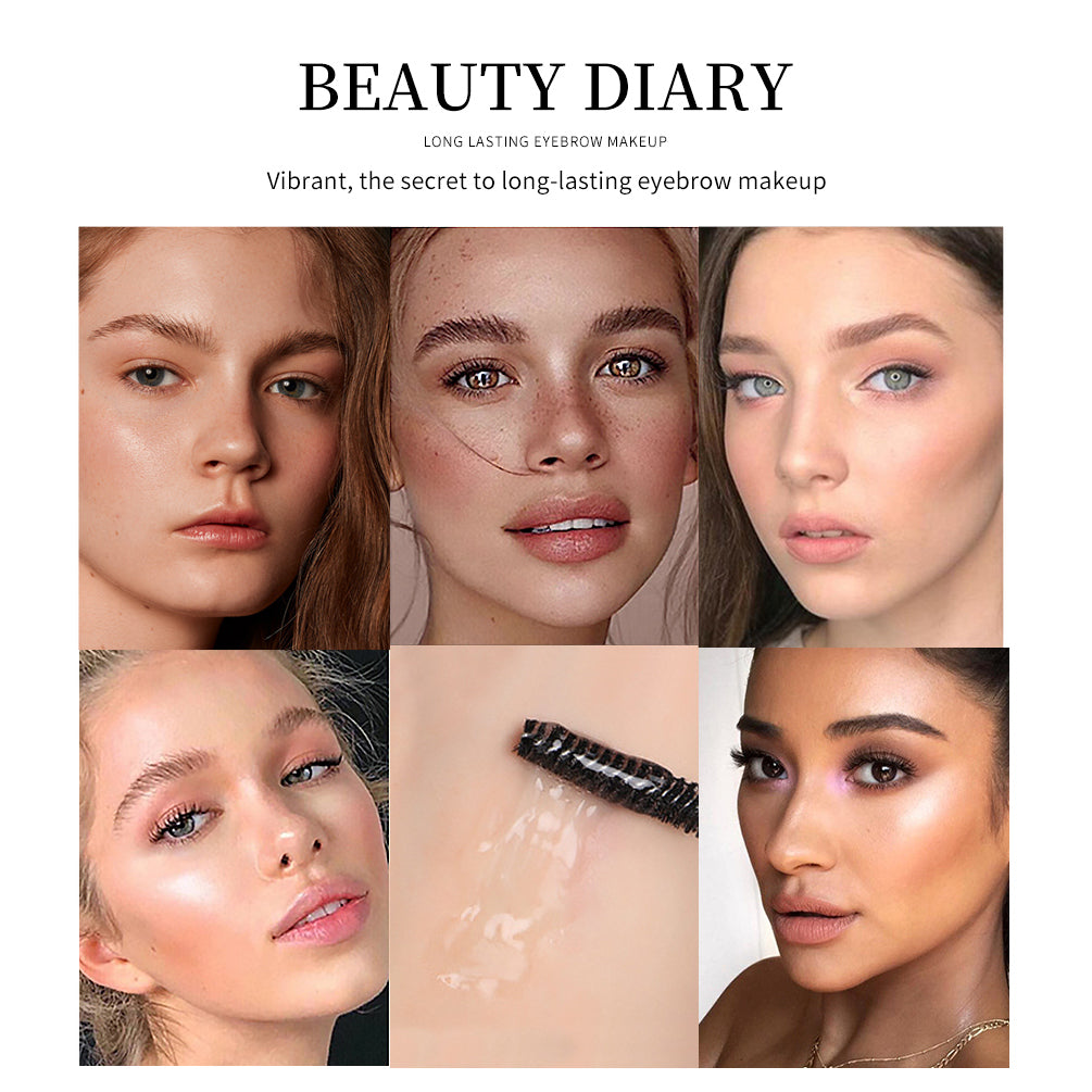 Eyebrow Styling Gel Waterproof Transparent Eyebrow Wax Set Brow Gel For Eyebrow Long-lasting Makeup Eyebrow Sculpt Soap