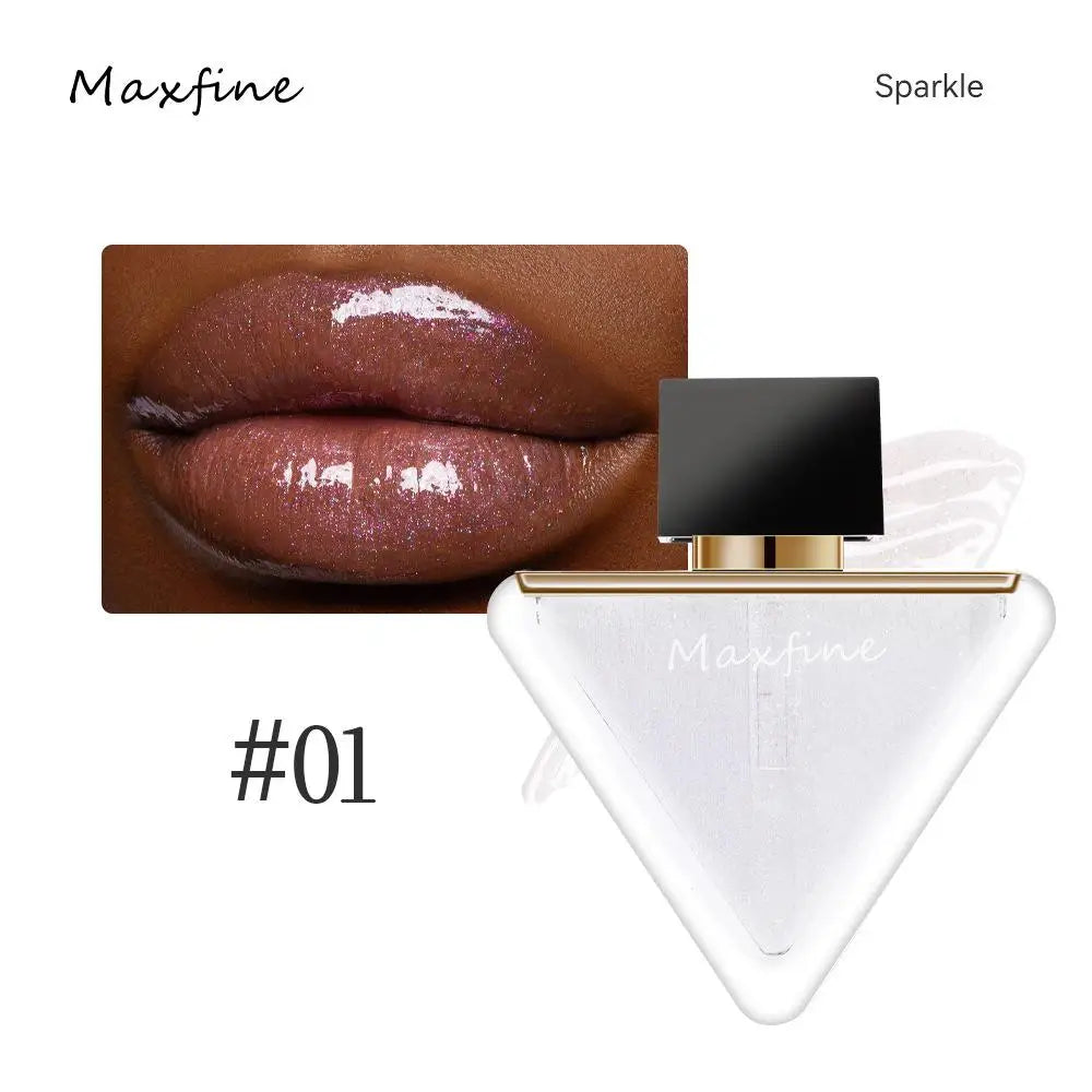 4-color Lipstick Moisturizing Lip Triangle Oil Transparent Lip Oil Natural Lip Enhancement Lip Gloss Hydrating Lipstick Makeup