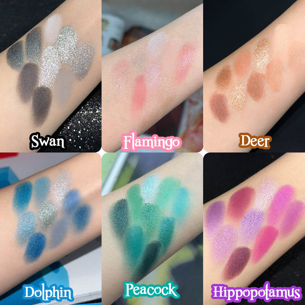 9-Grid Eyeshadow Palette Glitter Pearlescent Matte Eye Shadow Shimmer Makeup Long Lasting Women Beauty Eye Cosmetics Series