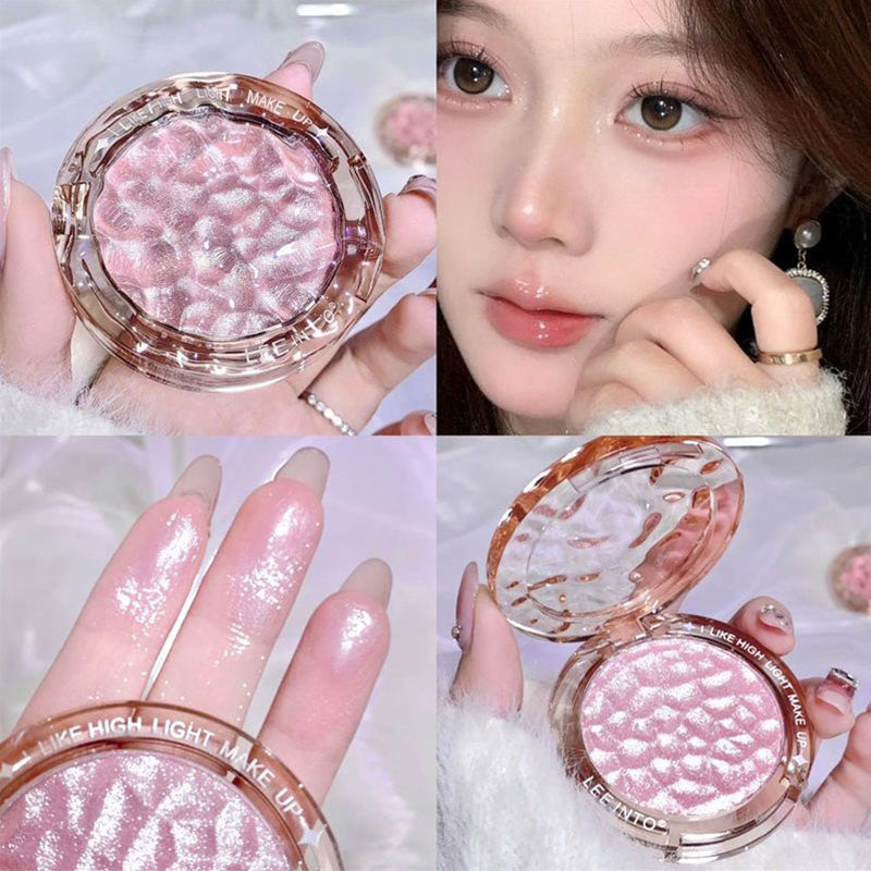 Crystal Bright Light high Gloss Powder Pearl Fine Flash Flash brightening makeup not fly Powder for young girls blush