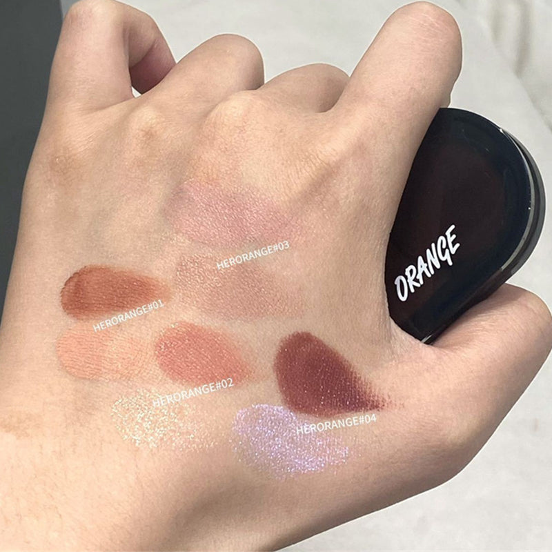 Multi-Use Two-color Blusher Pearlescent Matte Highlight Contour Makeup Natural Nude Blush Lipstick Eye Shadow Brightening Cream