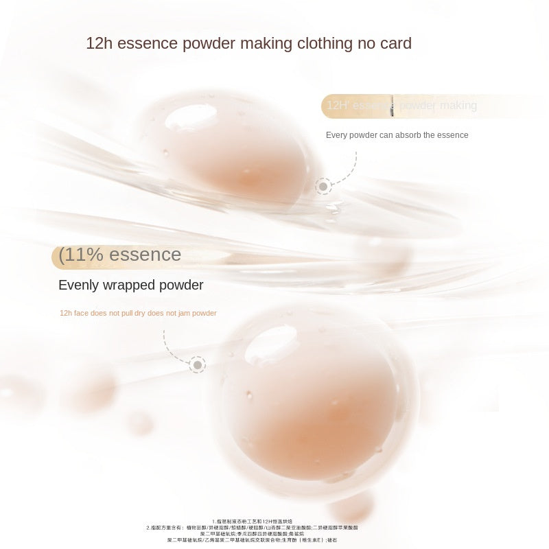 Transparent Beige Compact Powder Oil Control & Makeup Matte Finishing Long Lasting Pressed Powder Soft Focus Foundation