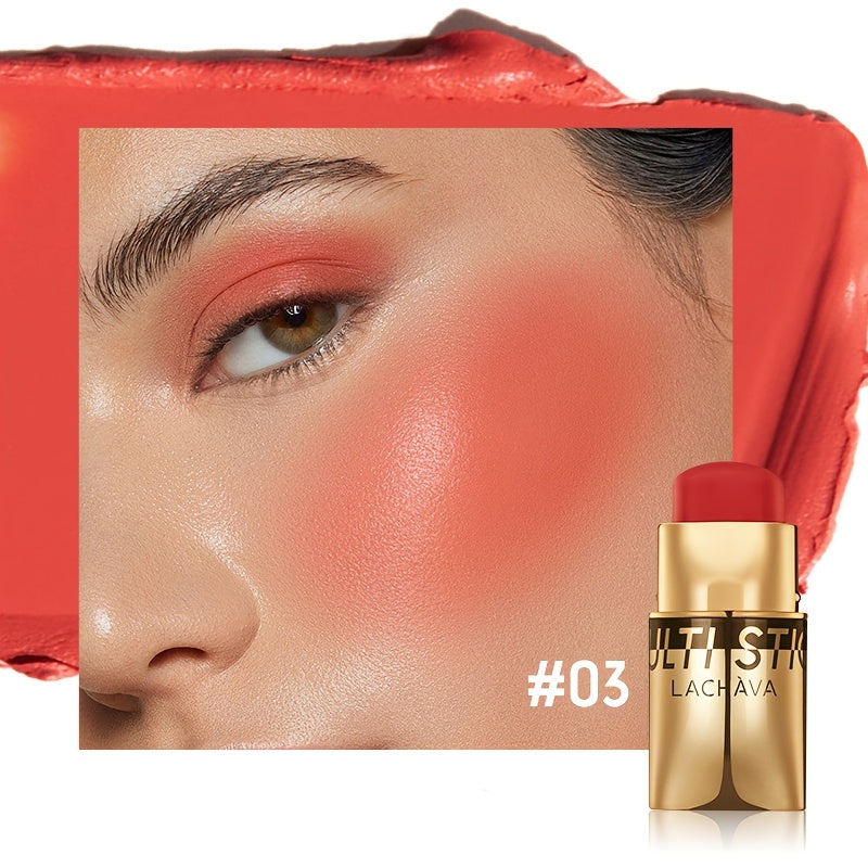 Blush Stick  Natural Nude Makeup Brightening And Embellishing Three-Dimensional Makeup Facial Multi-Functional  Lips  Blush